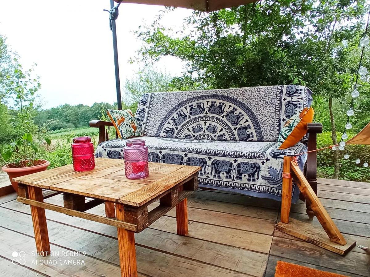 Tente Safari Lodge Dans Foret Luxuriante Vielle-Tursan Exterior foto