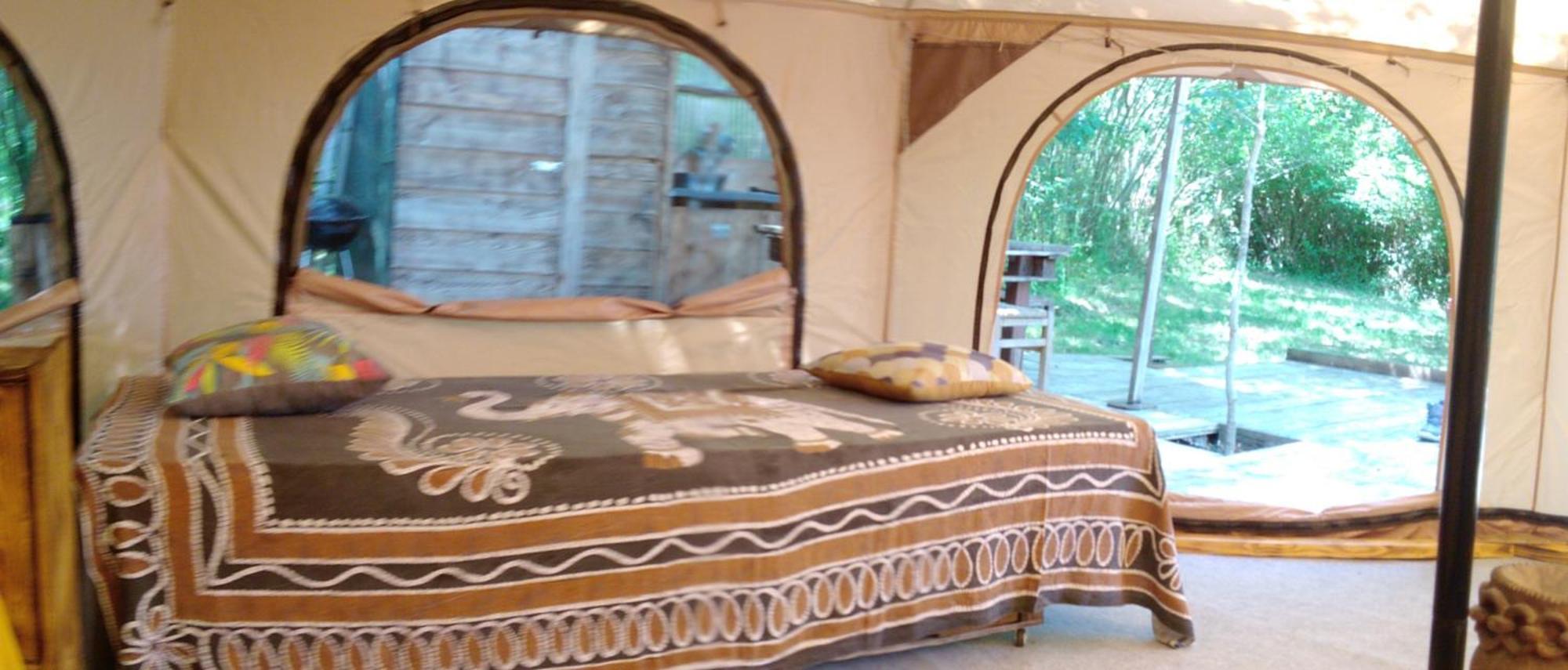 Tente Safari Lodge Dans Foret Luxuriante Vielle-Tursan Exterior foto