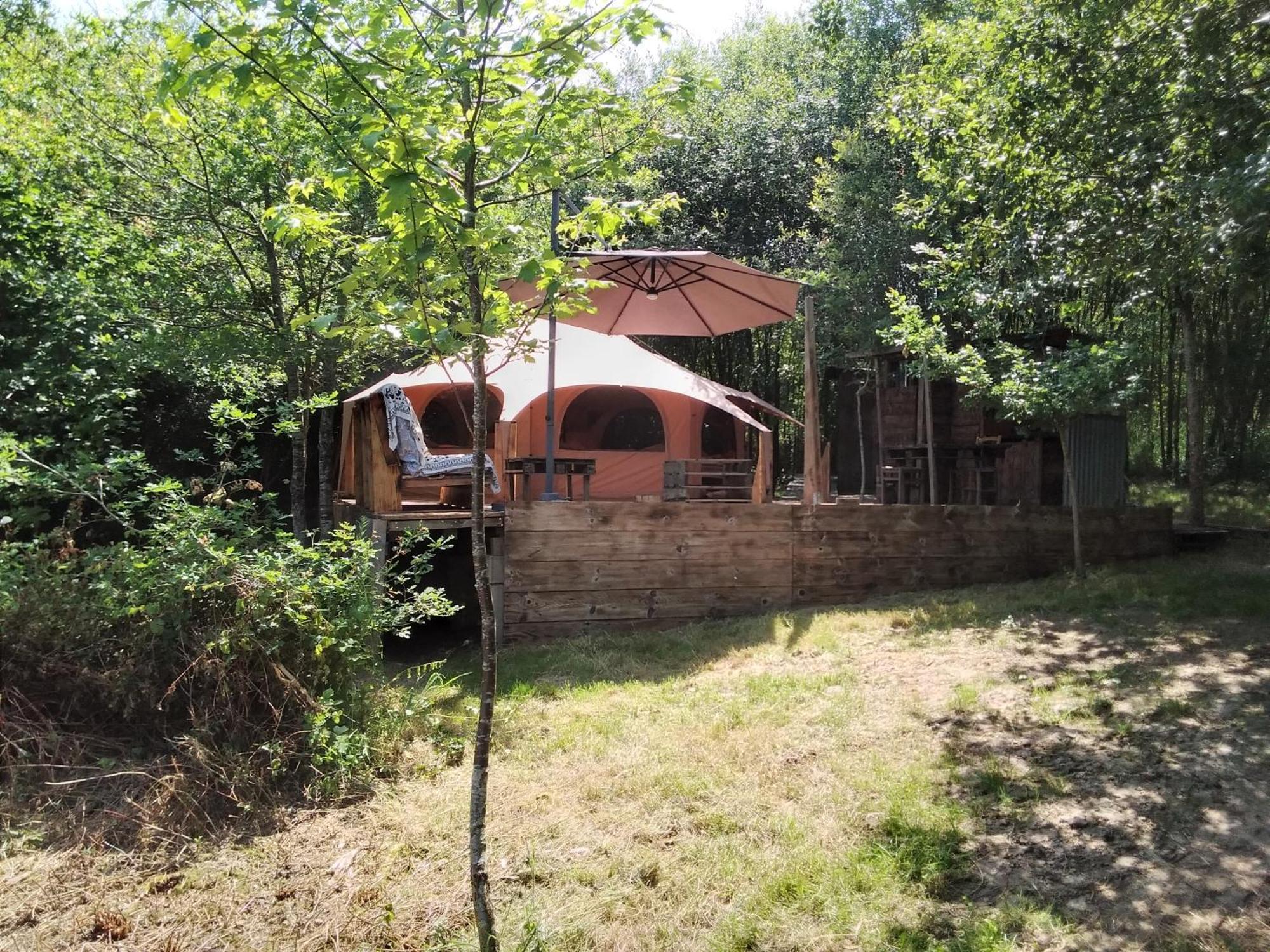 Tente Safari Lodge Dans Foret Luxuriante Vielle-Tursan Exterior foto